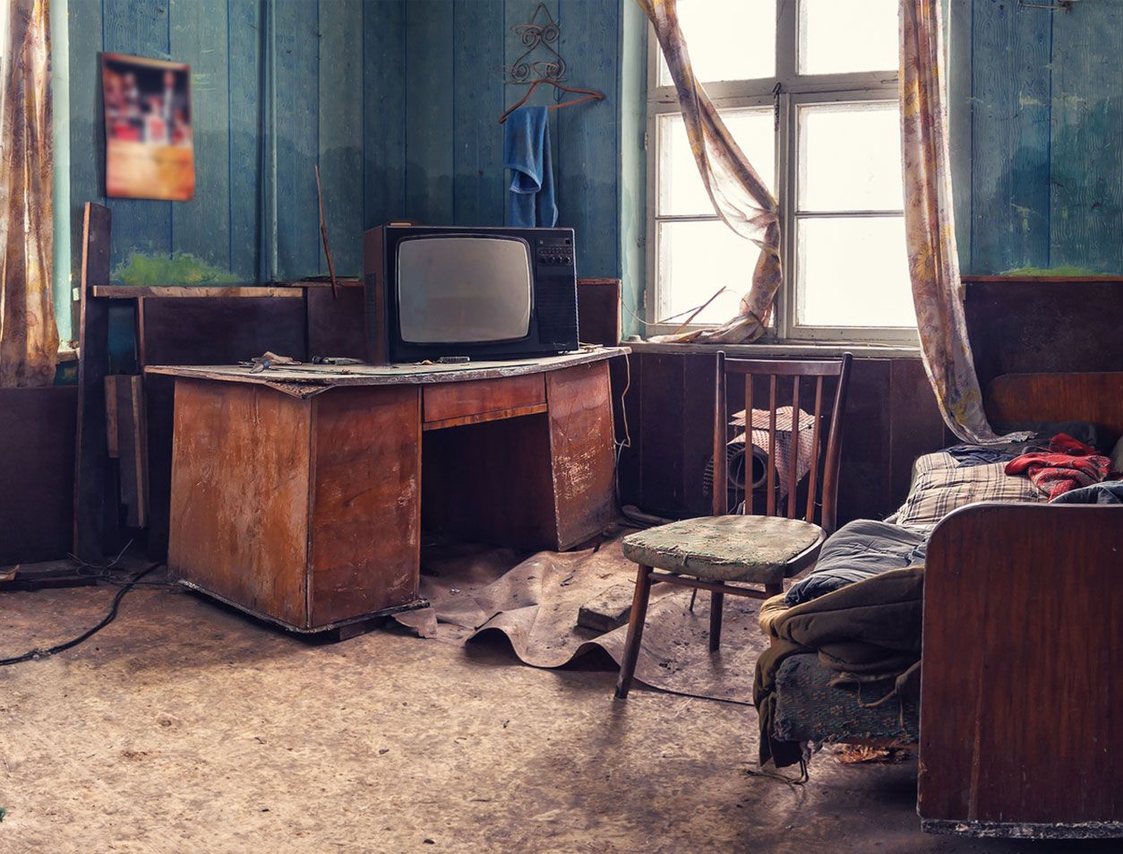 Habitación abandonada