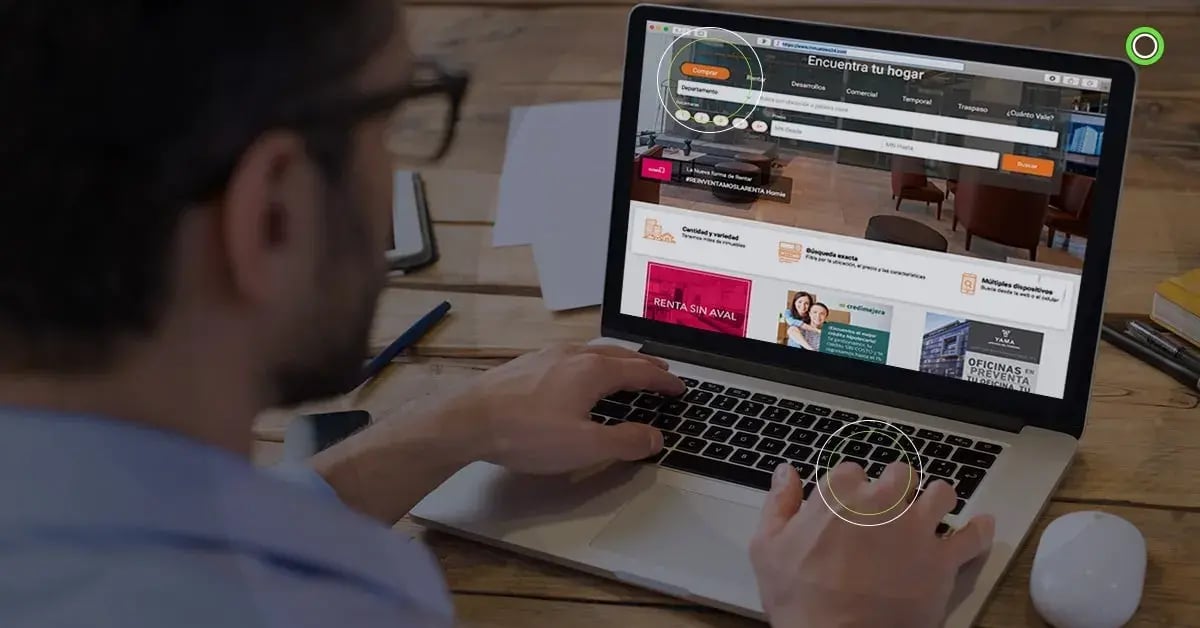 página web inmobiliaria