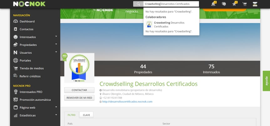 Activa el servicio de Crowdselling