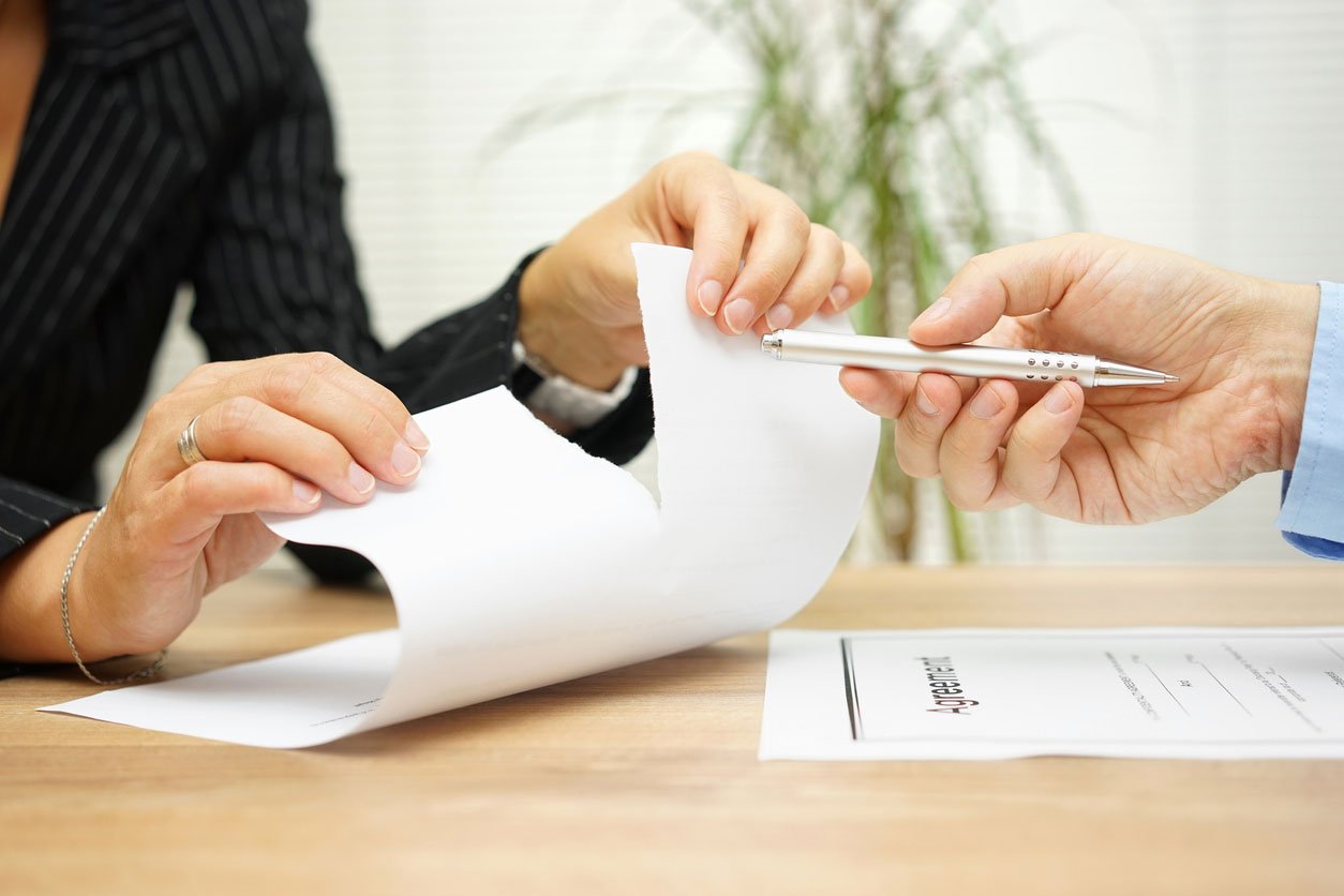 Ruptura de contrato por incumplimiento