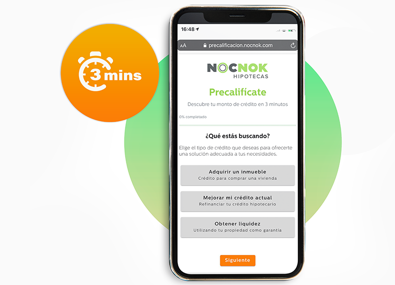 Precalificador de Nocnok Hipotecas